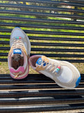 Sneaker con Lacci e Perline Tacco 5 cm