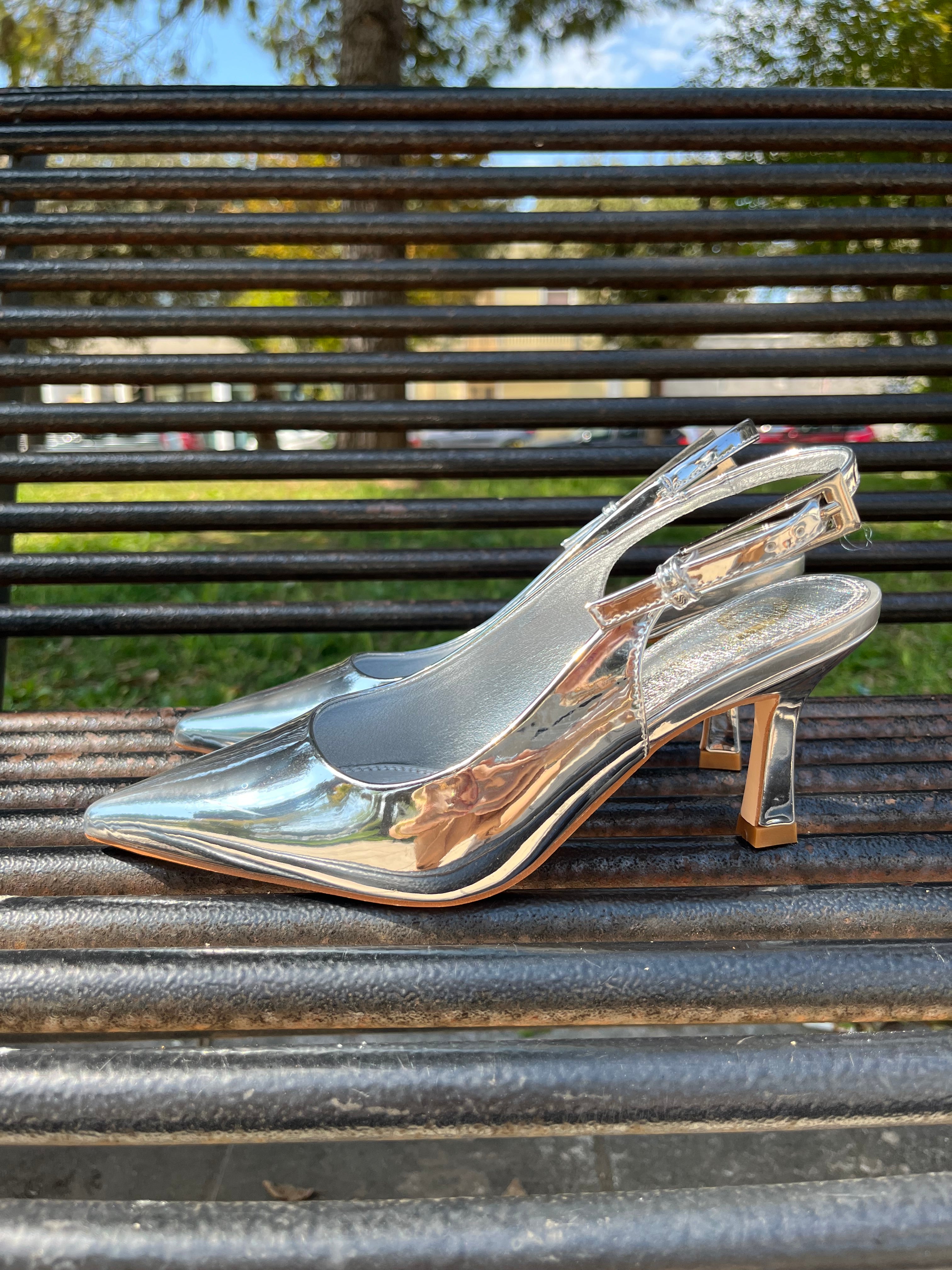 Slingback Décolleté con Tacco 8 cm